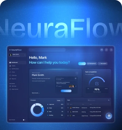 NeuraFlow dashboard