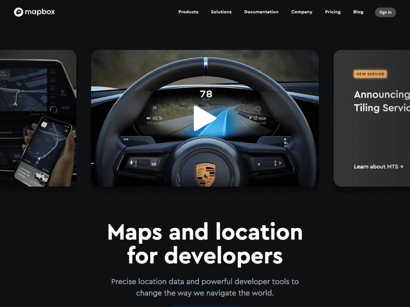 Video on startup landing page