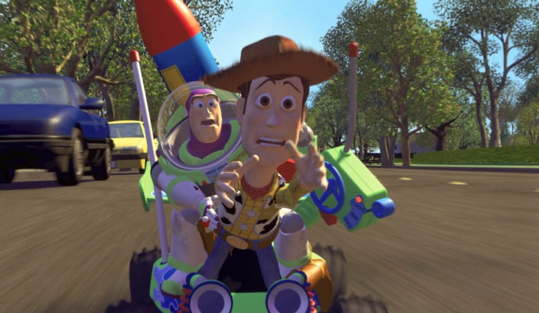 Toy story animation scene