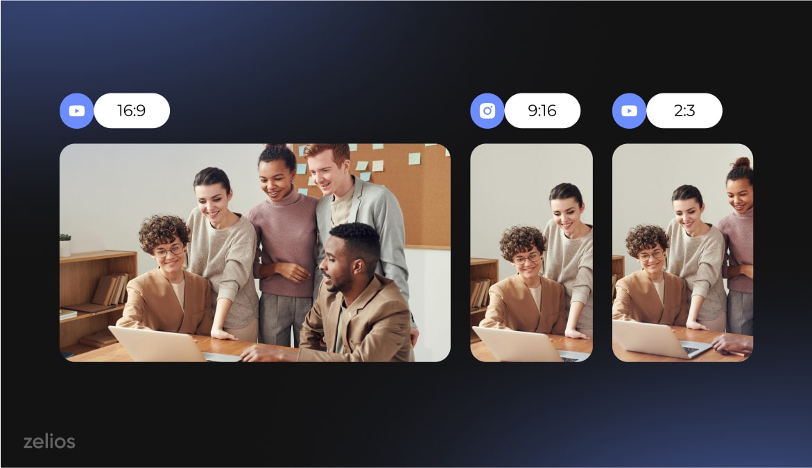 Video resizing example