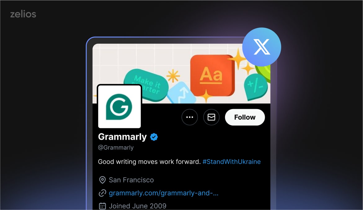 Grammarly's video strategy for X