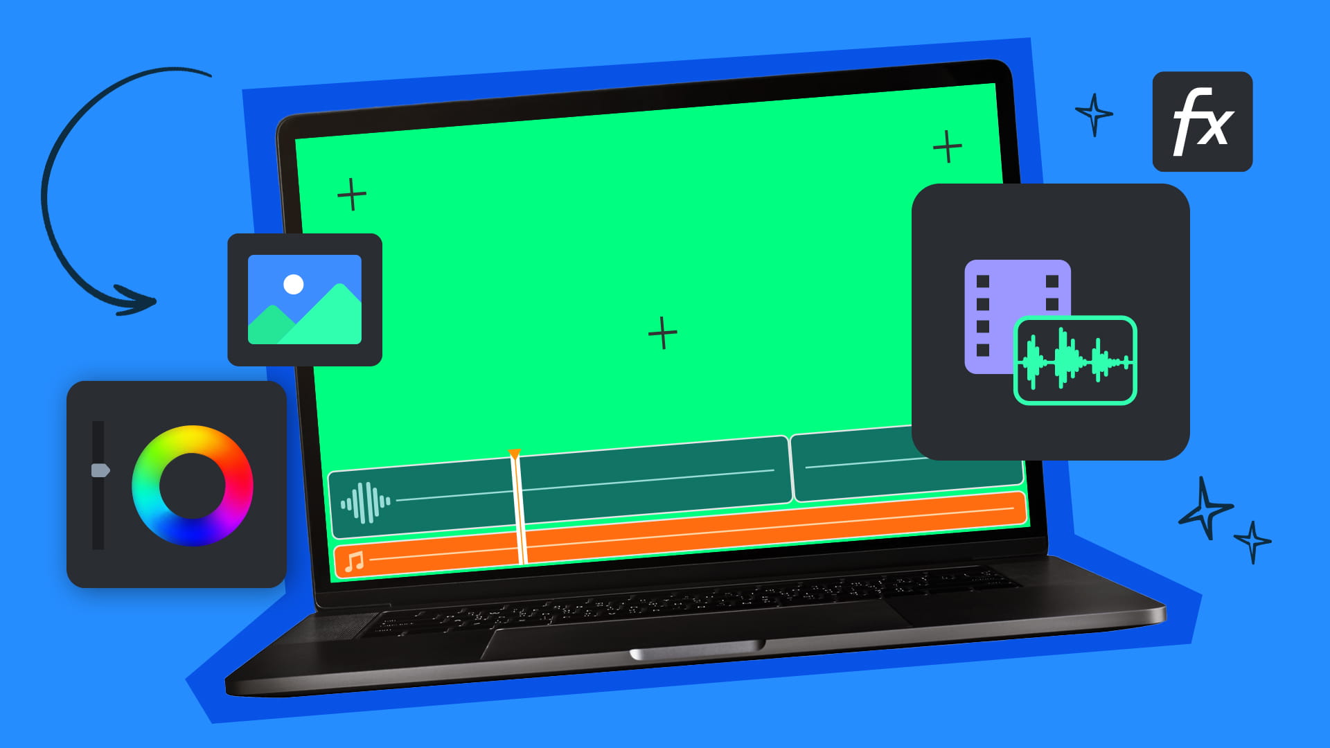 Visual effects using in video