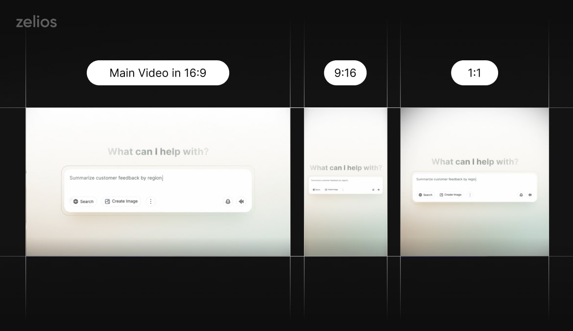 Video content resizing