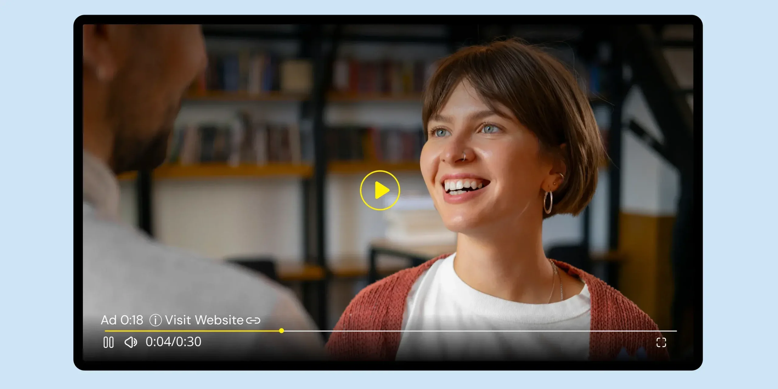 Post-Roll Video Ads example