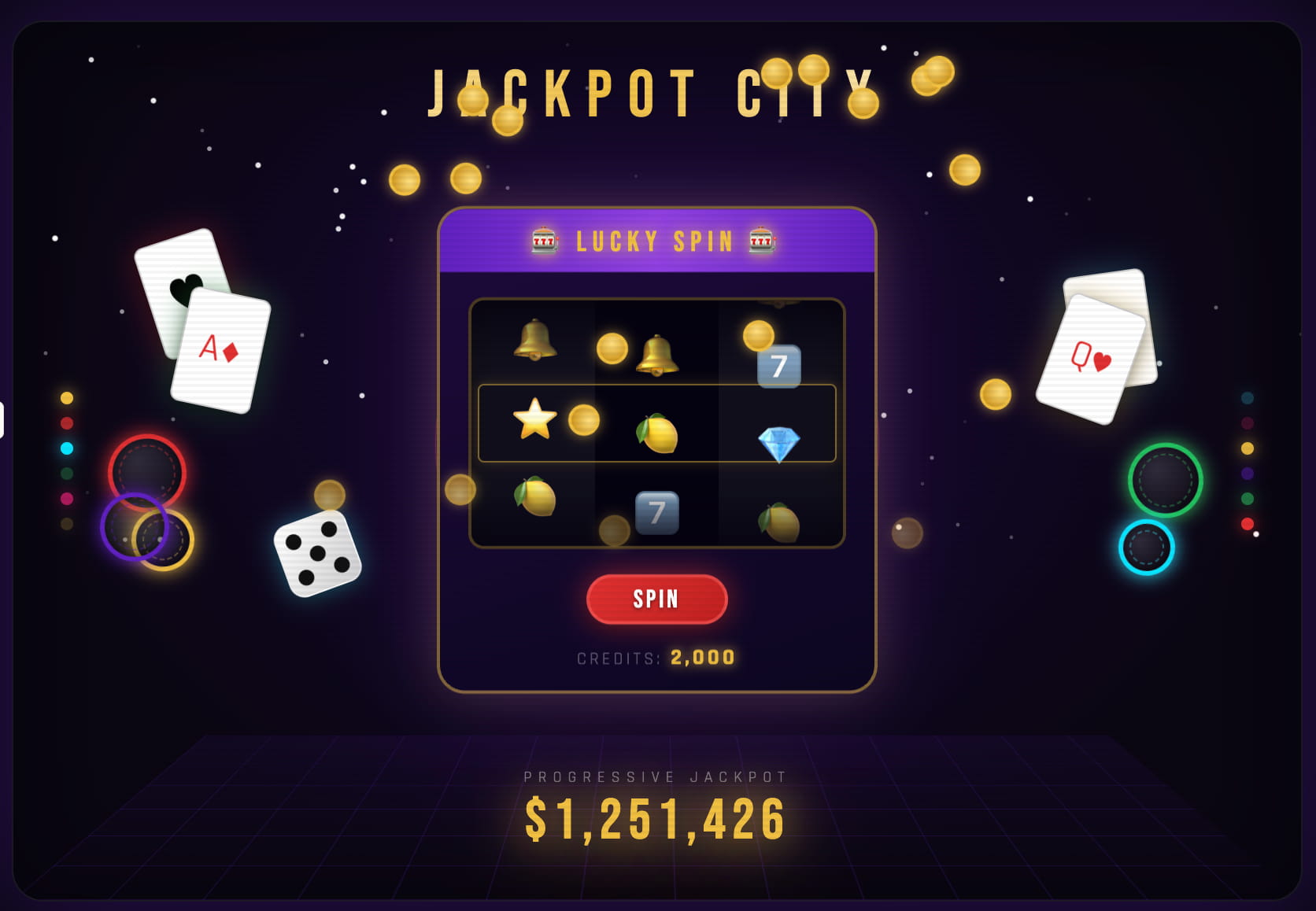 Animated slot - video example