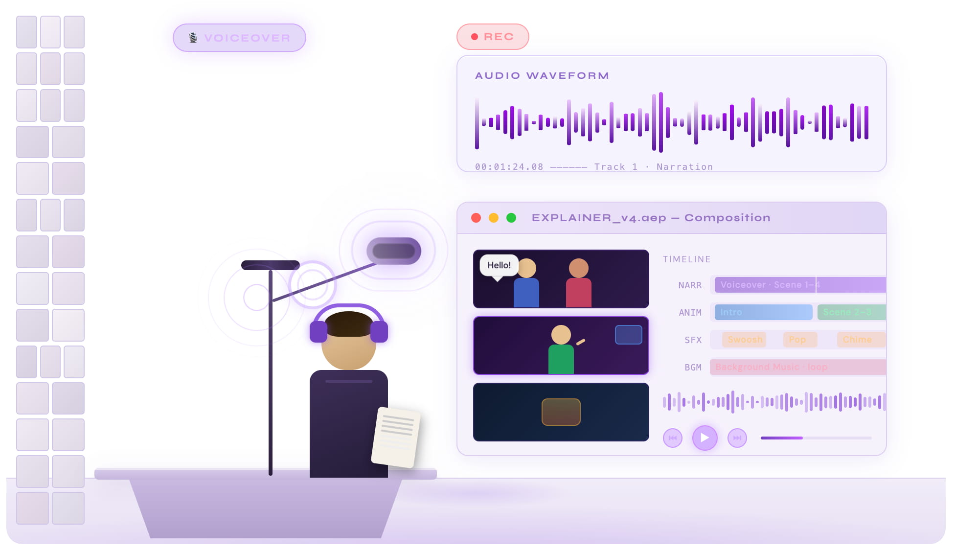 Audio and music style in brand guidelines