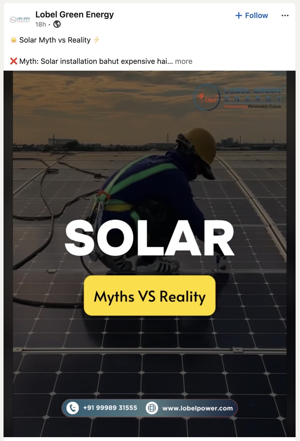 "Myth vs. Reality" LinkedIn video example