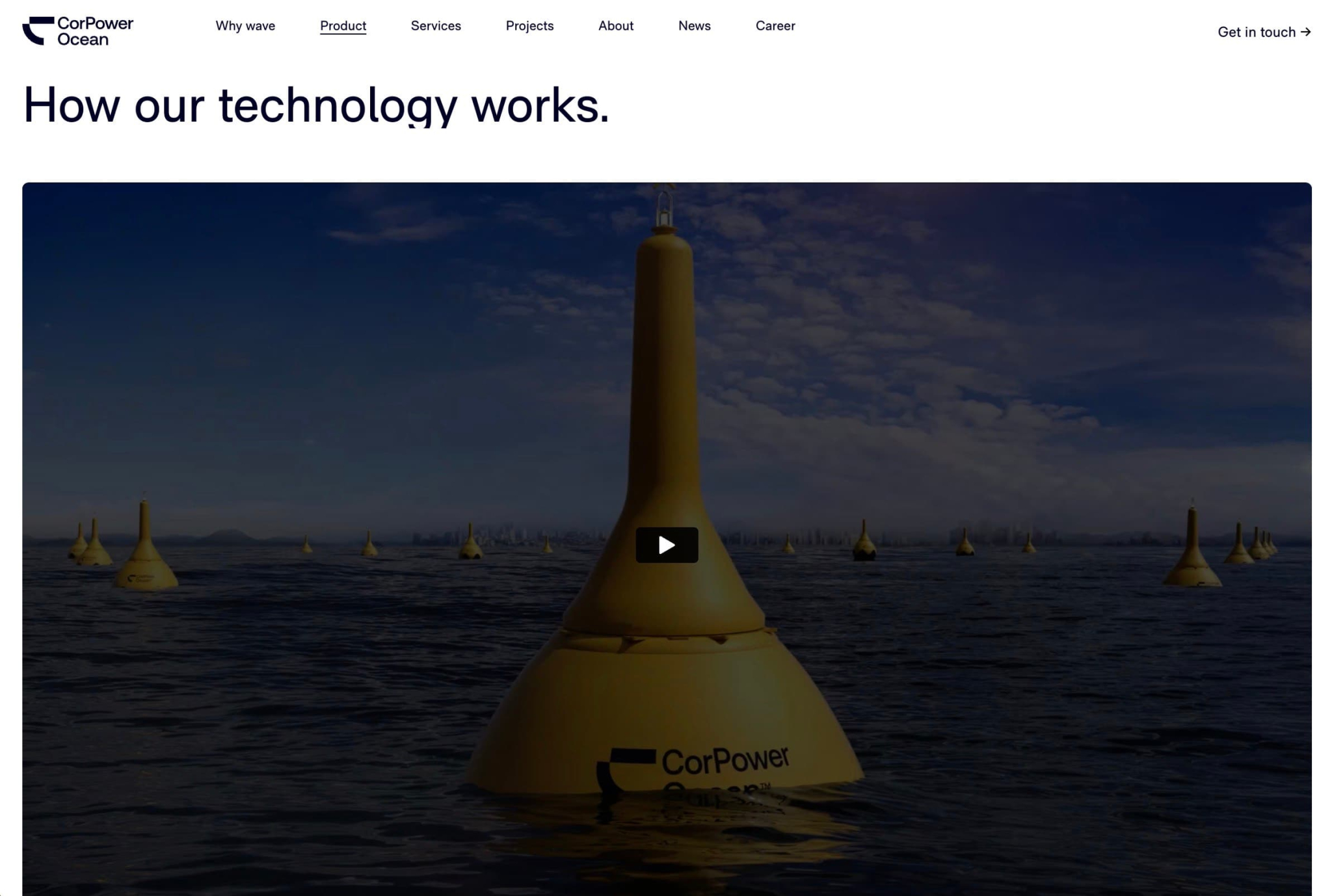 Embedding video on energy company website
